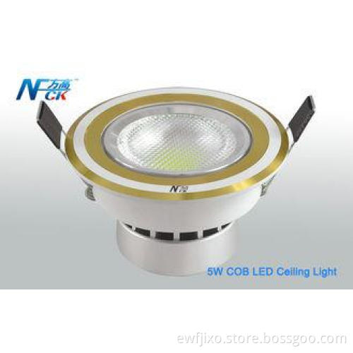 120v 5watt Airport COB LED Ceiling Light With Aluminum Shel